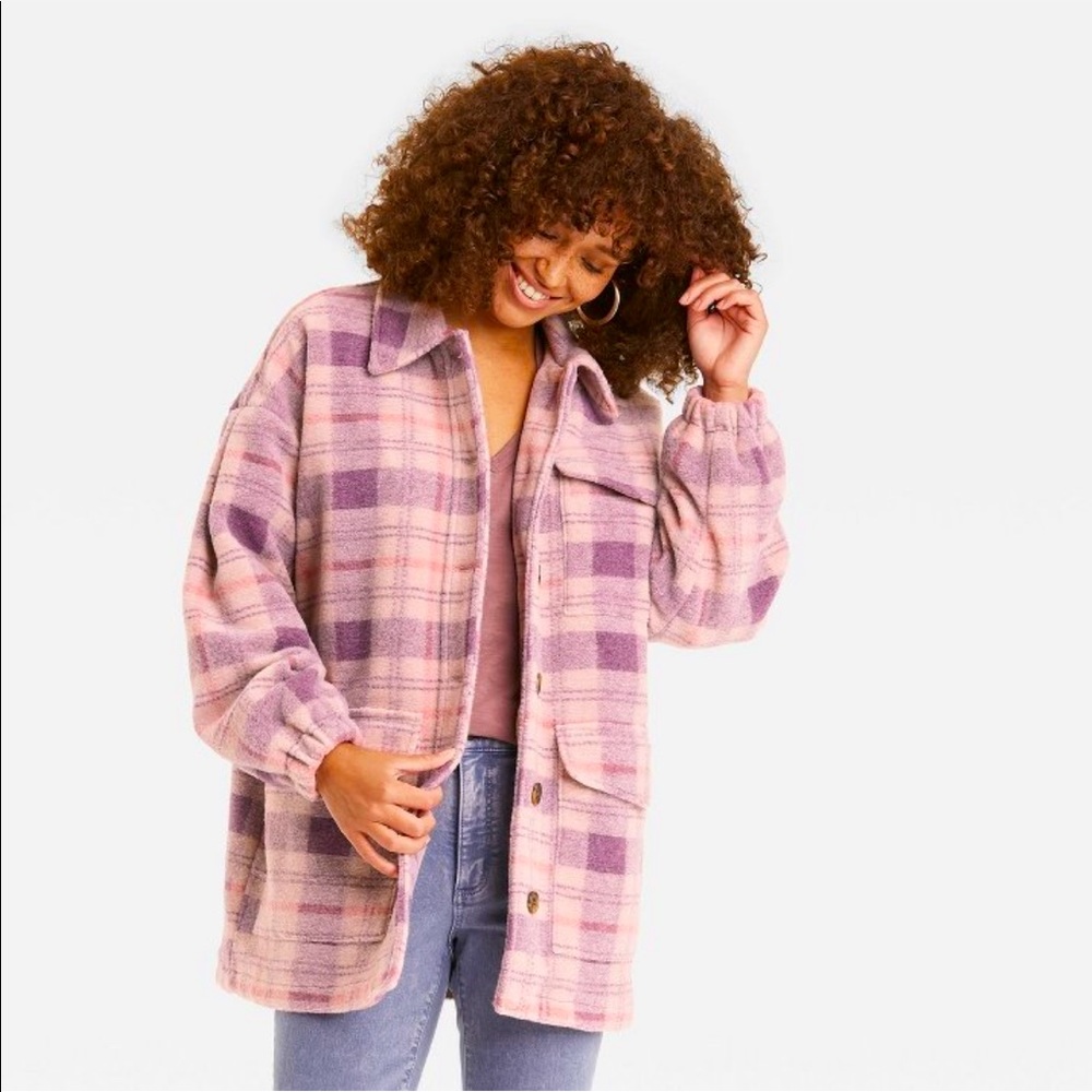 Universal Thread Plaid Shacket (M)